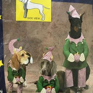 Santa’s Lil Helper Dog Costume, NWT. Size small